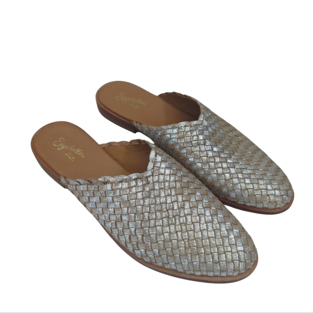 SEYCHELLES Places To Go Slide in Metallic